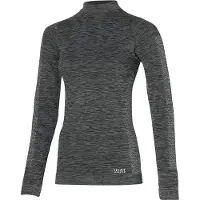 Heatkeeper Thermoshirt Lange Mouw Dames Premium Zwart Melange-S