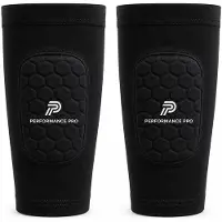 ProForm Scheenbeschermer Sleeves Voetbal Zwart – Ingebouwde Scheenbeschermers – Maat M – 12x7 cm – Antislip – Inclusief Opbergzakje – Performance Pro