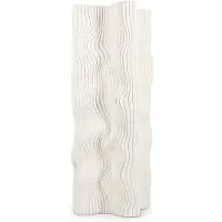 SP Collection Vaas 18x18xH42,5cm fluid white Vea