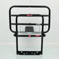 Faco Porte bagage pour scooter Piaggio 200 Vespa Pxe 1981 à 1997 noir mat Neuf