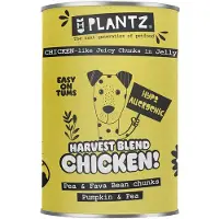 Henart Vegan Hondenvoer - Vleesachtige Kip Stukken In Jelly - 400gr, Plantaardige Maaltijd met Erwten en Pompoen