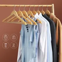 Relaxwonen - kledinghangers - kledinghangerset - hout - garderobehangers - Pak van 48