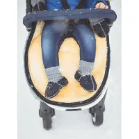 Fillikid Lamsvacht Babyschoentjes Bruin | Maat: 21/22