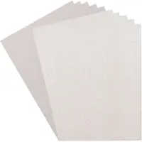 Florence Cardstock en Glitterpapier - A4 - Zilver - Silver/Mouse - 2 x 5 vellen - 216g / 250g