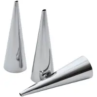 Orion – Bakvormen voor Roomhoorns – Set van 3 – RVS – 8,5 cm