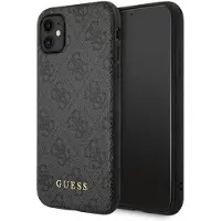 GUESS 4G Hard Case voor Apple iPhone 11 (6.1") - Grijs