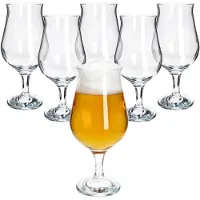 MamboCat Set van 6 HOOK pilsglazen met voet - 440297