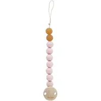 Hevea Speenketting - Natuurlijk Rubber - Powder Roze - - OneSize - Speenkettingen