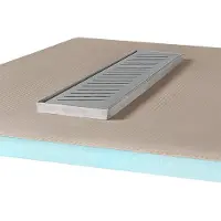 Wiper Betegelbare doucheplaat voor eenmalig gebruik 90 x 170 cm OneWay douchegoot type Zonda betegelbaar douchebord douchebak gelijkvloers