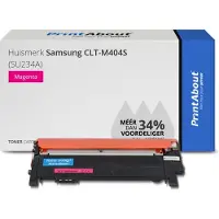 PrintAbout Toner CLT-M404S (SU234A) Magenta geschikt voor Samsung