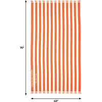 Green Petition Delmor Tangerine Strandlaken (100*180 cm) - 100% uit gerecycleerd materiaal