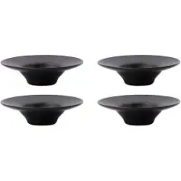 House Doctor Pion eierdop 4-pack Zwart-bruin