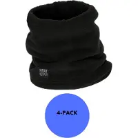 Heat Keeper Heatkeeper - Fleece nekwarmer kinderen - Zwart - 5/8 Jaar - 4 stuks - Thermo kinderen