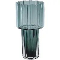 Ptmd Vaas Maayan - 14x14x30 cm - Glas - Groen