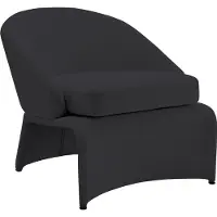 Notio Living Isla-Lounge stoel in stof antraciet
