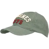 Fostex Garments - Baseball cap stone washed marines 1775 (kleur: Groen / maat: NVT)