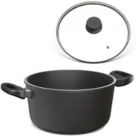 Hoffmann CLASSIQ kookpan - Ø 28 cm - 5,2 liter - Antikleef - Twee zijgrepen - Met glazen deksel - Gemaakt in Duitsland