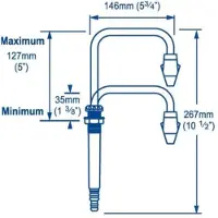 PLASTIMO Tele Water Tap Zilver