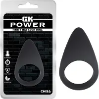 CHISA GK Power - Party Hat Cockring - Siliconen - Zwart