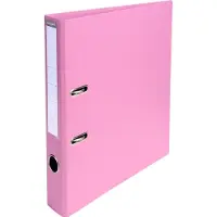 Exacompta Prem Touch Smal Ordner A4 50 mm Roze 2 Ringen 53555E Kunststof Staand 10 Stuks