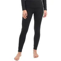 Yellow moon thermo legging zwart Thermo ondergoed Jongens/Meisjes Polyester - maat 110/116
