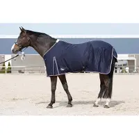 Harry's Horse polycotton zomerdeken Kleur: navy blue, Onderlengte: 145 cm