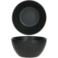 MamboCat Set van 4 graankommen Nero Bianco 400 ml wit & zwart