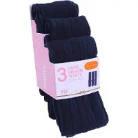 Sarcia.eu 3x marineblauwe panty met patroon