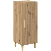 vidaXL Dressoir Artisan Eiken 34,5 x 34 x 90 cm Bewerkt hout