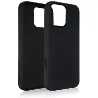 Beline Silicone Serie - iPhone 16 Pro Max Etui - Zwart - Luchtkussen - Elegantie Bescherming