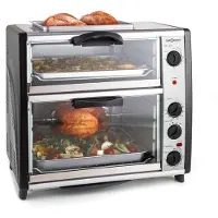 OneConcept All-You-Can-Eat Double Oven Grill 42 liter 2350 watt