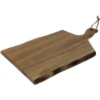 Olympia Acacia plank golvende rand 30,5x21,5cm
