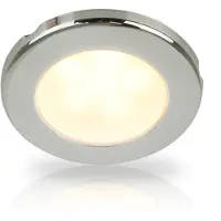 Hella Marine Stainless Steel Euroled 75 Cover Warm White Ceiling Light 12v Zilver 75 x 25.5 mm