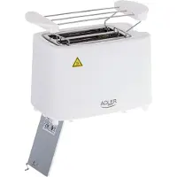 Adler Broodrooster Voor 2 Sneetjes AD 3223 - 900W