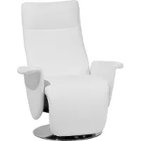 Beliani PRIME - TV-fauteuil - Wit - Kunstleer