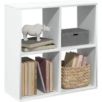 vidaXL Kamerscherm / boekenkast 69,5x29x103,5 cm bewerkt hout wit