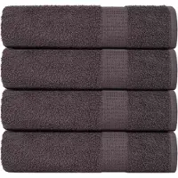 vidaXL Gastendoekjes FROGN 4 st 30x50 cm 360 g/m² antraciet