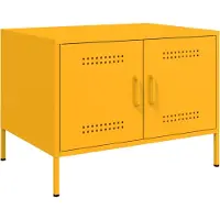 vidaXL Salontafel 68x50x50,5 cm staal antracietkleurig