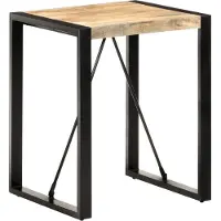 vidaXL Eettafel 70x70x75 cm massief acaciahout