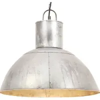 vidaXL Hanglamp rond 25 W E27 48 cm wit