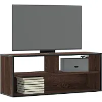 vidaXL Tv-meubel 60x31x39,5 cm bewerkt hout metaal sonoma eikenkleurig