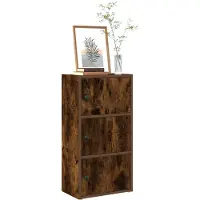 vidaXL Boekenkast 40x24x52 cm bewerkt hout oud houtkleurig