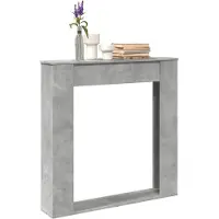 vidaXL Haardombouw 100x20x100 cm bewerkt hout wit