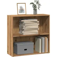 vidaXL Boekenkast 60x30x189 cm bewerkt hout artisanaal eikenkleurig