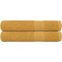 vidaXL Washandjes FROGN 10 st 30x30 cm 360 g/m² goud