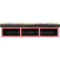 vidaXL TV Kast Multikleur 100 x 30 x 22 cm Bewerkt hout