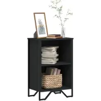 vidaXL Boekenkast 80x31x169 cm bewerkt hout zwart