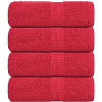 vidaXL Saunahanddoeken FROGN 2 st 80x200 cm 360 g/m² rood