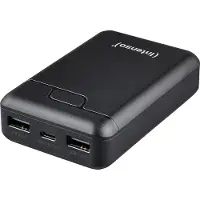 Intenso Power Bank B10000 black Powerbank 10000 mAh Li-ion USB-A, USB-C Zwart Statusweergave