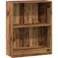 vidaXL Boekenkast 40x24x143 cm bewerkt hout oud houtkleurig